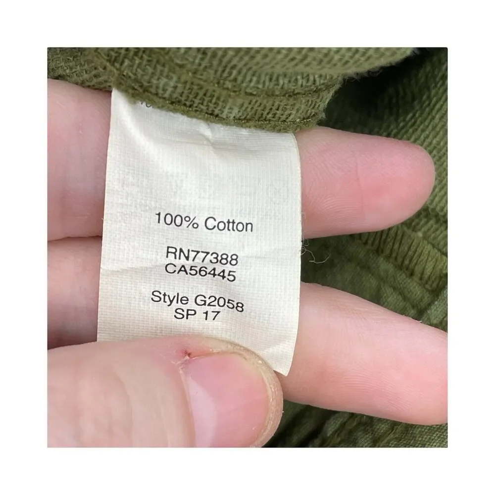 J CREW Olive Green Denim Skirt Women’s Size 0 - Picture 8 of 9